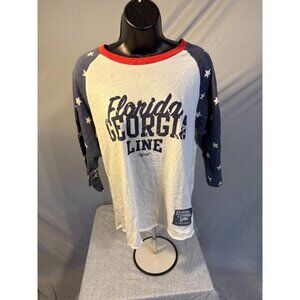 Florida Georgia Line Long‎ SLeeve T-shirt Concert Country Womens Large L
